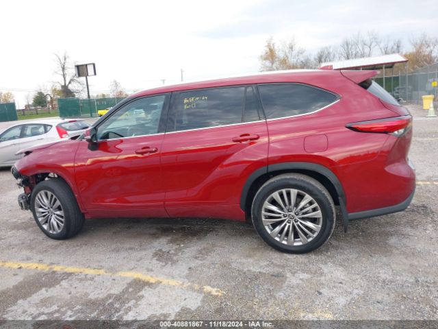 5TDFZRBH1MS093332 Toyota Highlander Platinum
