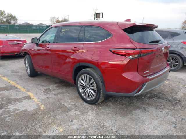 5TDFZRBH1MS093332 Toyota Highlander Platinum