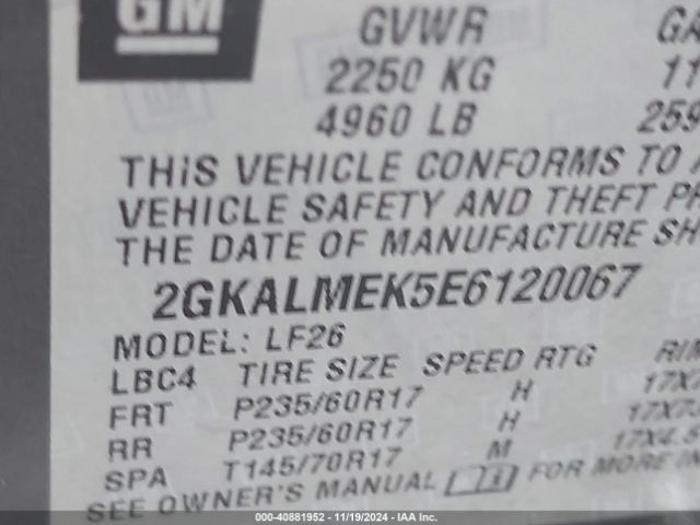 2GKALMEK5E6120067 GMC Terrain Sle-1
