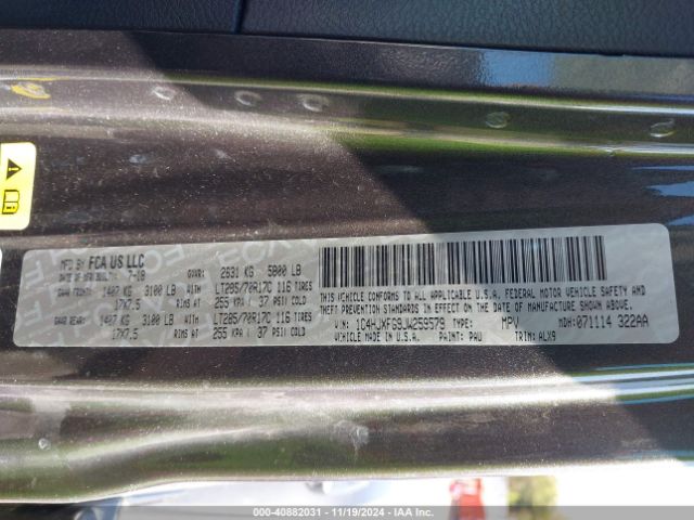 1C4HJXFG9JW259579 Jeep Wrangler Unlimited Rubicon 4x4