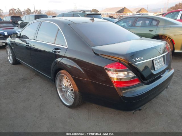 2007 MERCEDES-BENZ S 600 WDDNG76X67A090733 Photo 2