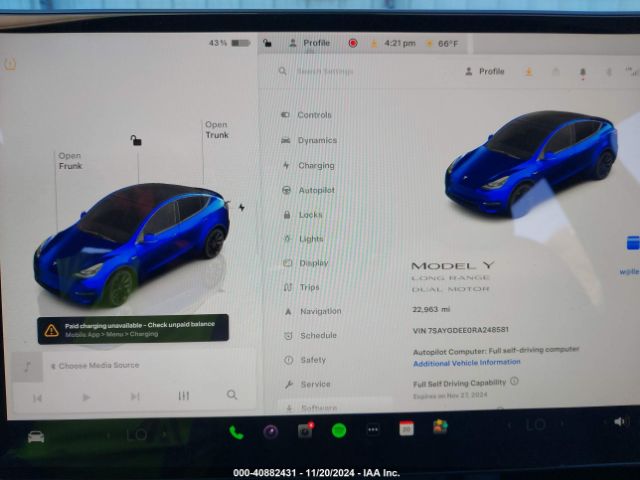7SAYGDEE0RA248581 Tesla Model Y Long Range Dual Motor All-wheel Drive