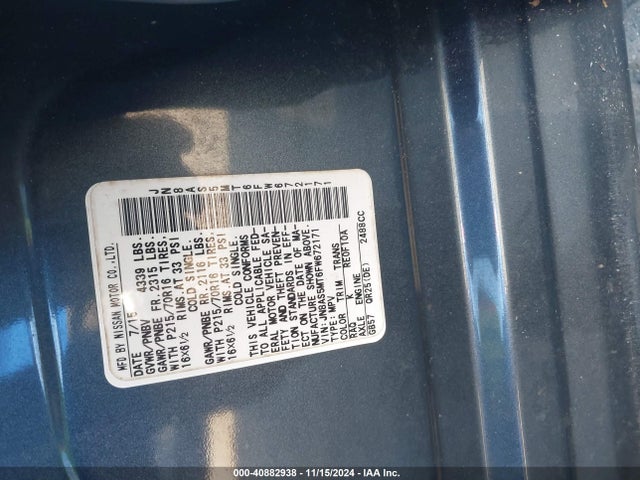 Nissan Rogue Select S 2015 JN8AS5MT6FW672171 Image 9