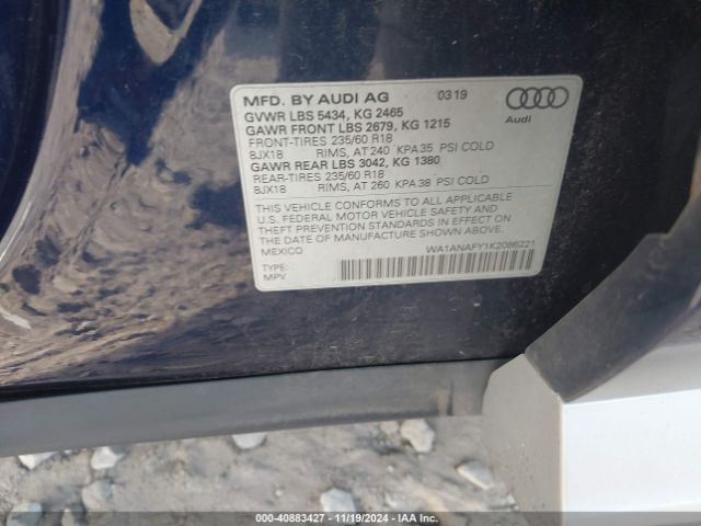 WA1ANAFY1K2086221 Audi Q5 45 Premium