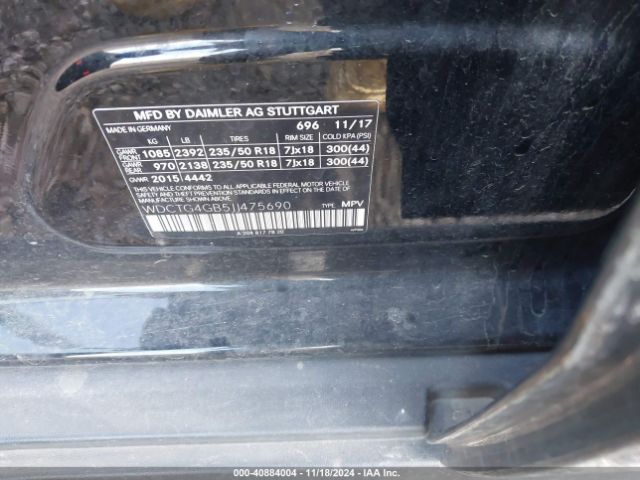WDCTG4GB5JJ475690 Mercedes-Benz Gla 250 4matic