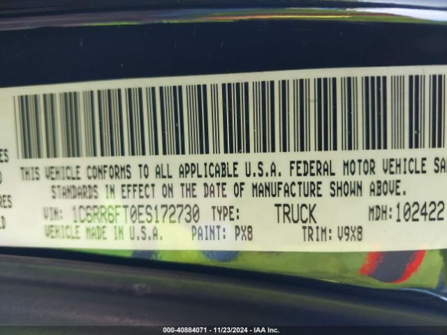 1C6RR6FT0ES172730 RAM 1500 Express