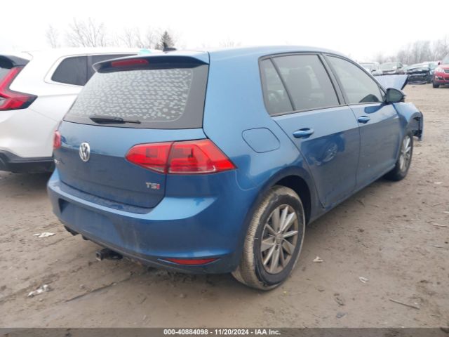 3VW117AU6HM055960 Volkswagen Golf Tsi S 4-door/tsi Wolfsburg Edition 4-door