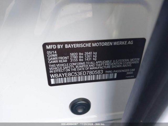 WBAYE8C53ED780583 BMW ALPINA B7