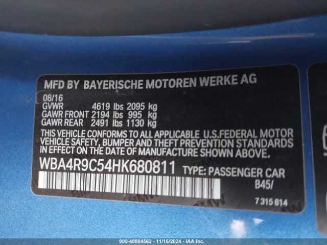WBA4R9C54HK680811 BMW 430i Xdrive