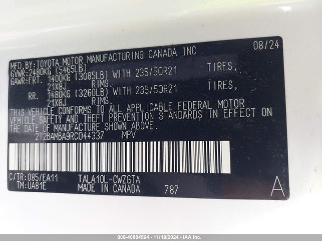 Lexus Rx 350 Premium 2024 2T2BAMBA9RC044337 Image 9