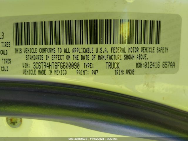 3C6TR4HT6FG600090 RAM 2500 Tradesman