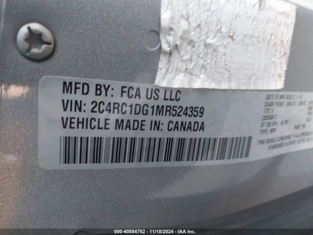 2C4RC1DG1MR524359 Chrysler Voyager Lxi