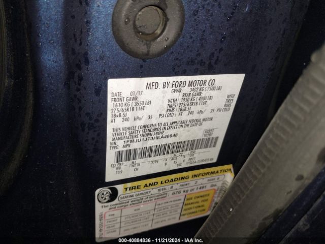 1FMJU1JT3HEA48948 Ford Expedition Xlt