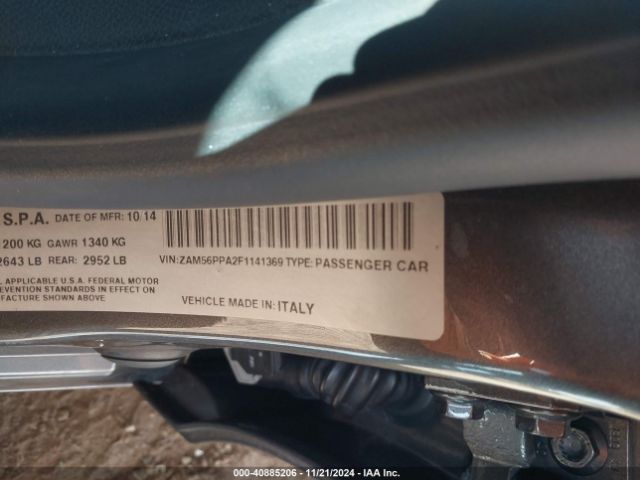ZAM56PPA2F1141369 Maserati Quattroporte Gts