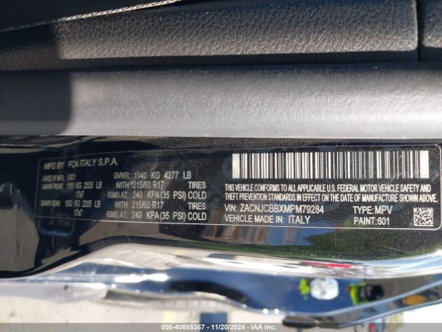 ZACNJCBBXMPM79284 Jeep Renegade Latitude Fwd