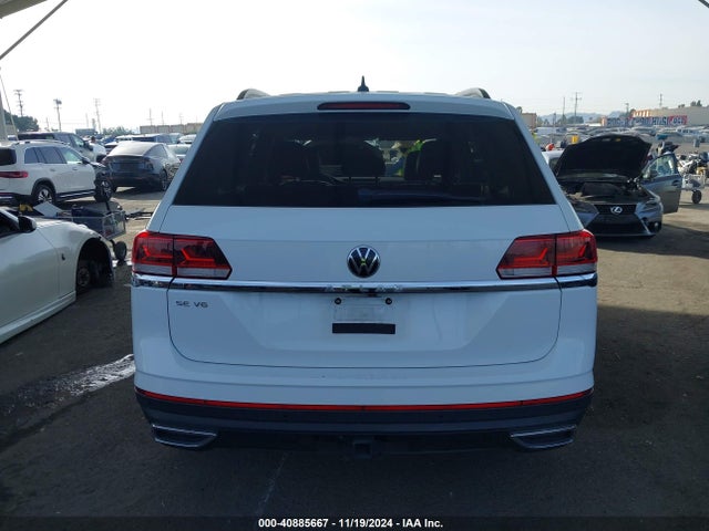 1V2JR2CA8MC556294 Volkswagen Atlas 3.6l V6 Se W/technology