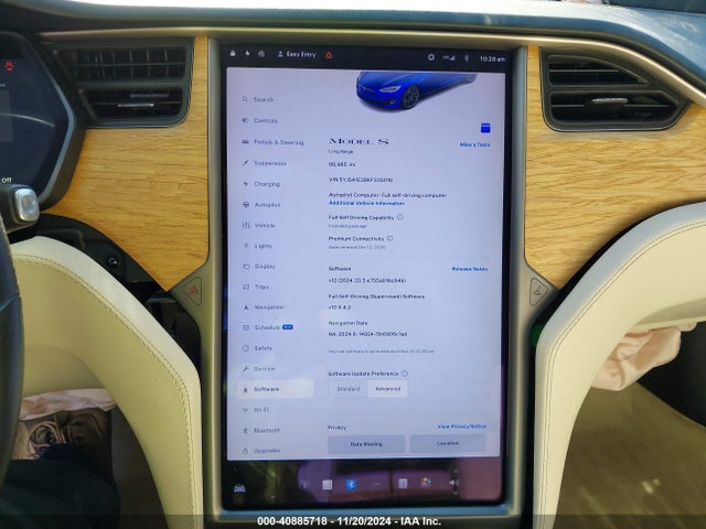 2019 TESLA MODEL S 5YJSA1E28KF335016 Photo 6