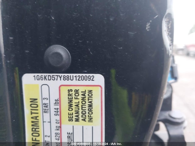 2008 CADILLAC DTS 1G6KD57Y88U120092 Photo 8
