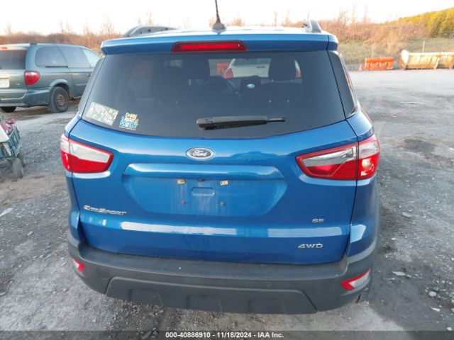 MAJ6S3GL6LC325234 Ford Ecosport Se