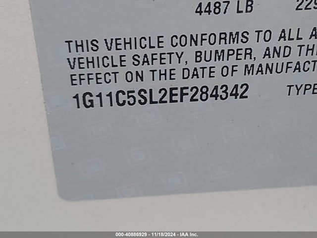Chevrolet MALIBU 1LT 2014 1G11C5SL2EF284342 Image 9