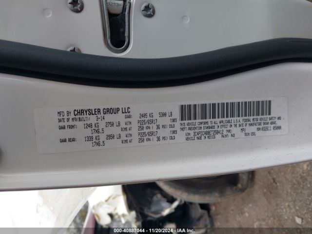 3C4PDCAB8ET258412 Dodge Journey American Value Pkg