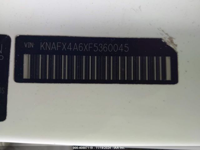 KNAFX4A6XF5360045 KIA FORTE LX