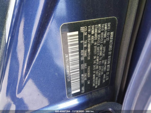 JN1BJ1AW4NW475138 Nissan Rogue Sport S Awd Xtronic Cvt