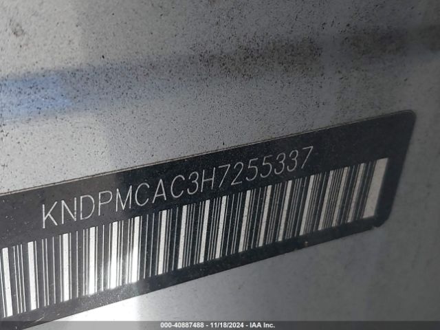 KNDPMCAC3H7255337 KIA Sportage Lx