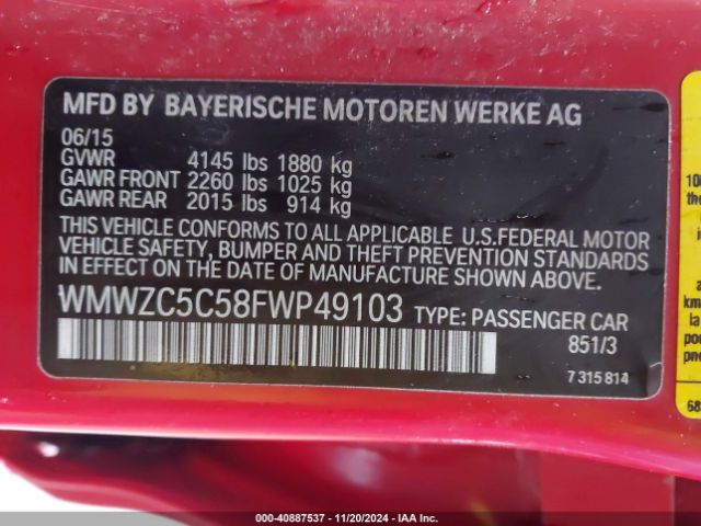 WMWZC5C58FWP49103 Mini Countryman Cooper S