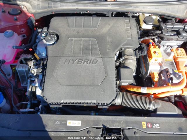 KMHLM4AJ2PU087026 Hyundai Elantra Hybrid Blue