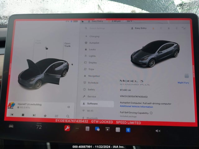 2019 TESLA MODEL 3 5YJ3E1EA7KF435432 Photo 6