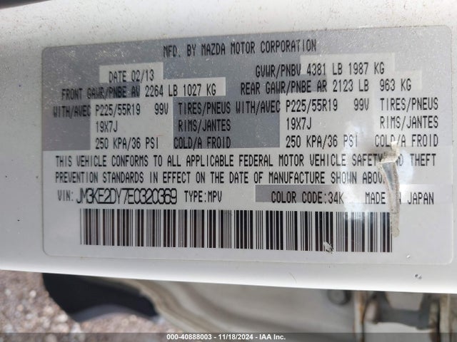 Mazda Cx-5 Grand Touring 2014 JM3KE2DY7E0320369 Image 9