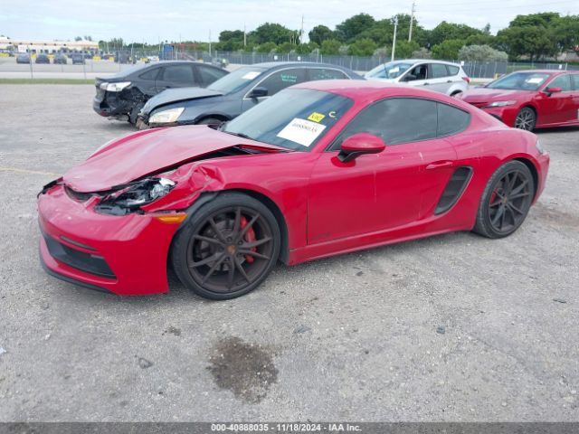 2018 PORSCHE 718 CAYMAN WP0AB2A80JK279454 Photo 1