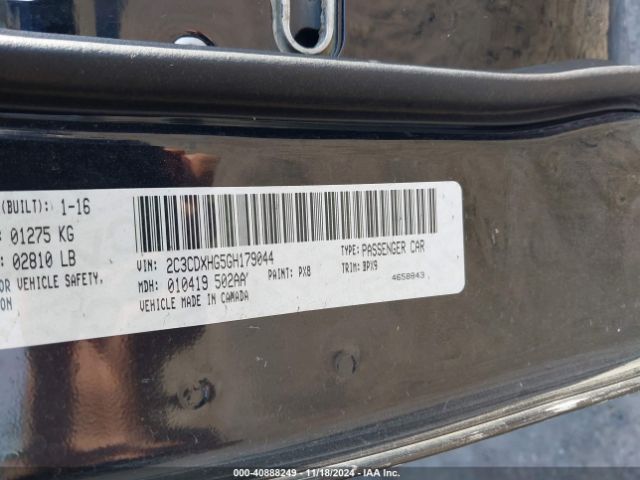 2C3CDXHG5GH179044 Dodge Charger Sxt