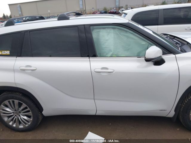 5TDEBRCH0PS573347 Toyota Highlander Hybrid Platinum
