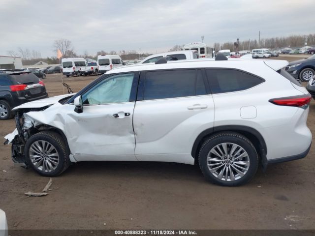 5TDEBRCH0PS573347 Toyota Highlander Hybrid Platinum