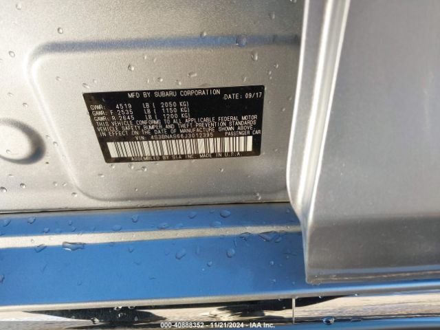 4S3BNAS66J3012395 Subaru Legacy 2.5i Sport