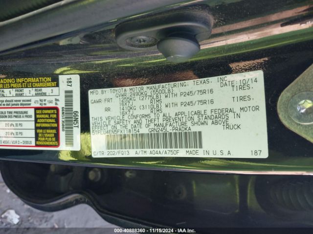 5TFLU4EN5FX118154 Toyota Tacoma Base V6