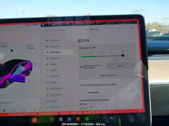 5YJ3E1EB9JF087270 Tesla Model 3 Long Range/performance