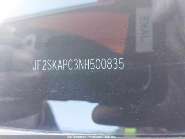 JF2SKAPC3NH500835 Subaru Forester Limited
