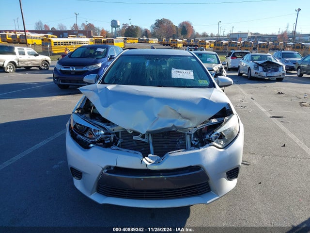 2T1BURHE9GC641312 Toyota COROLLA LE