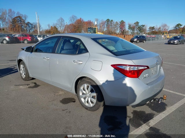 2T1BURHE9GC641312 Toyota COROLLA LE