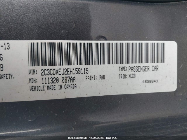 Dodge Charger Srt8 2014 2C3CDXEJ2EH159119 Image 9