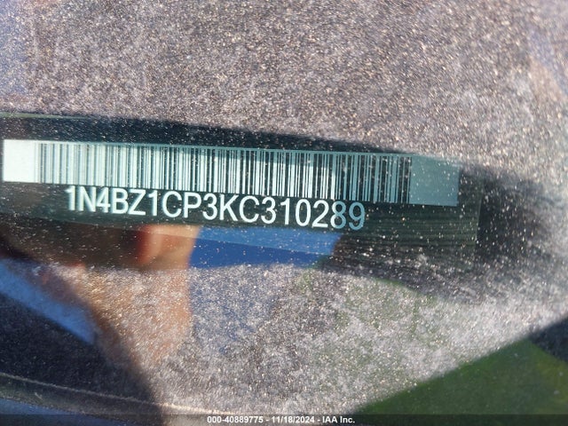 1N4BZ1CP3KC310289 Nissan Leaf Sl Plus