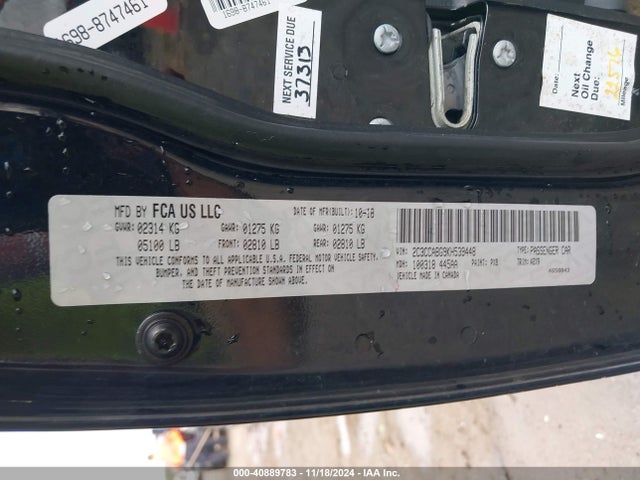 Chrysler 300 300s 2019 2C3CCABG9KH539448 Image 9