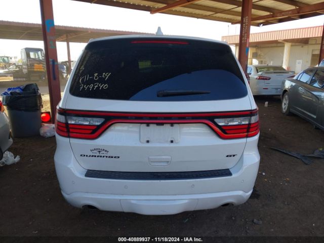 1C4RDHDG5MC749740 Dodge Durango Gt Rwd