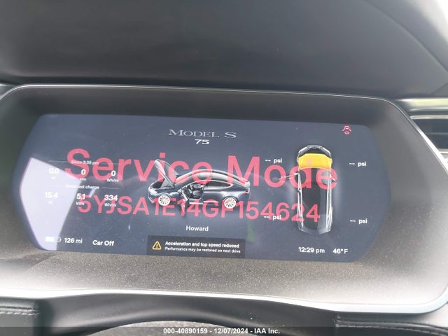 2016 TESLA MODEL S 5YJSA1E14GF154624 Photo 6