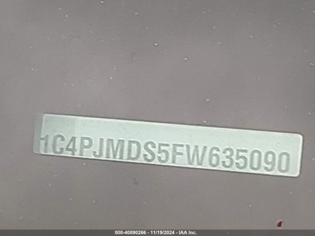 1C4PJMDS5FW635090 Jeep Cherokee Limited