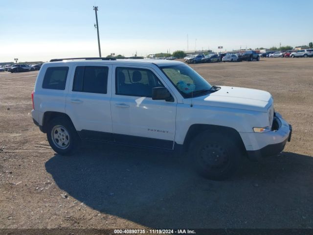 1C4NJPBA9HD116299 Jeep Patriot Sport Fwd