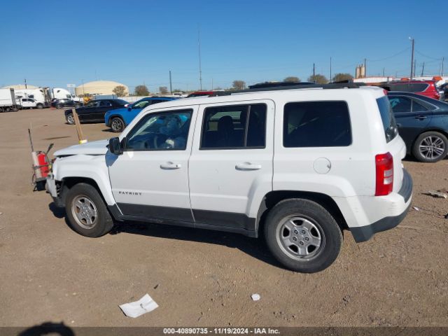 1C4NJPBA9HD116299 Jeep Patriot Sport Fwd